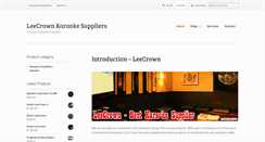Desktop Screenshot of leecrown.com